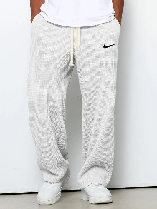 Men's Spring And Autumn Casual Sports Textured Trousers